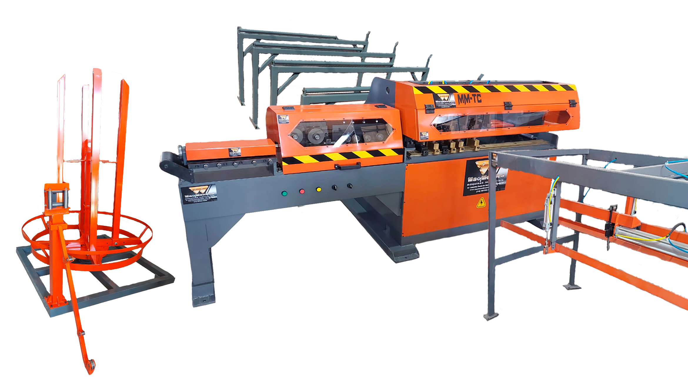 Máquina Automática para soldar telas para colunas por resistência